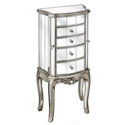 China Living Room Cabinet Wholesale Mirrored Drawers High Tall Chest Cabinet Furniture for sale