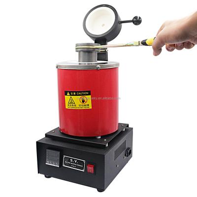 China Jewelry Tools Mini Jewelry Smelting Machine Gold Sliver Melting Furnace 110V/220V 320x320x470mm for sale