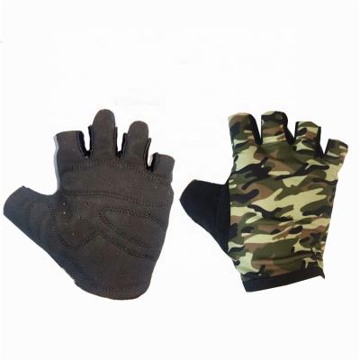 China Customized Anti-skid Color Anti-skid Microfiber On The Palm Riding Bike Sports Cycling Gloves for sale