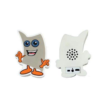 China Phone Function Customized Cartoon Shape Customized Shape PVC Speaker Cartoon Mini PVC BT Speaker With CE/ROSH/FCC for sale