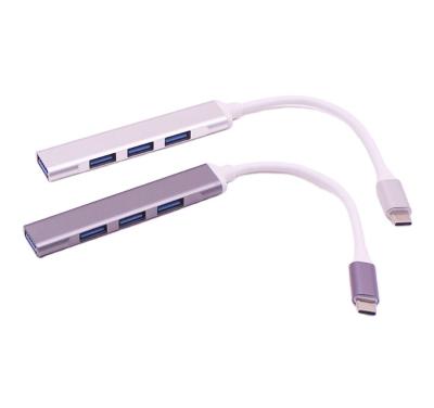 China Best Wholesale Price MP3/MP4 Player High Quality Metal Alu USB Hub Type C to Port 4 USB HUB for sale