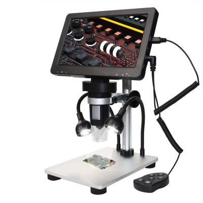 China 7 Inch /9inch LCD Screen High Quality Digital Microscope HD Microscopes Hospital Education Lab 4.3inch/5inch/7 Inch Large For Mobile Repair for sale