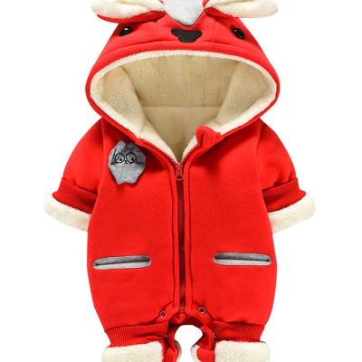 China Winter Newborn Girls Coat Baby Boy Clothes Polyester/Cotton Customization High Quality Cartoon Baby Rompers Clothes for sale