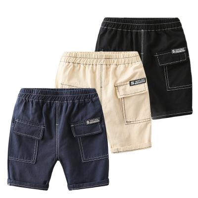 China 2021 Summer Anti-wrinkle Children's Pants Fashion Brand Children's Five Hundred Pants Wholesale Casual Baby Boy Cargo Shorts for sale