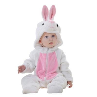 China 2022 New 100% Polyester Winter Baby Clothes Toddler Girls' Rompers Overalls 0-3-6-9-12-24m Long Sleeve Baby Boy Plush for sale