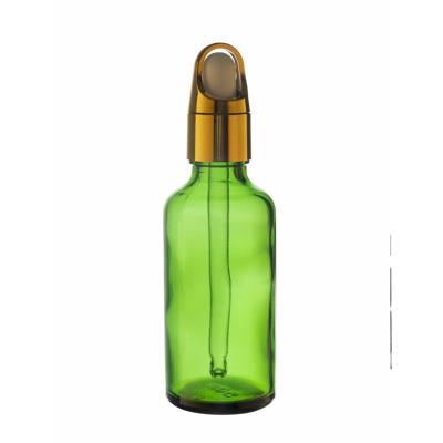 China Berlin Boston Round 10ml 30ml 60ml Empty Essential Oil Bottle Green Blue Packaging Essential Oil Bottle Cosmetic Glass Dropper Bottle for sale