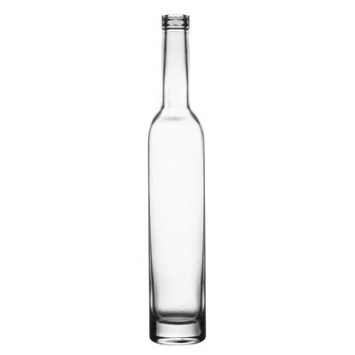 China Berlin Packaging Ice Wine Glass Empty Beverage Bottle 100ml Clear Ice 375ml Glass Wine Bottles for sale