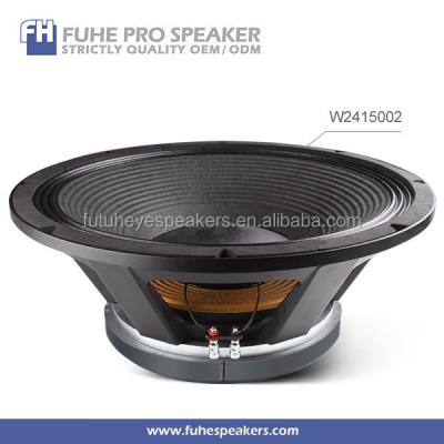 China 24inch 1800W 6inch VC Ferrite Magnet Big Bass Powered Speaker / Subwoofer 24 inch for sale