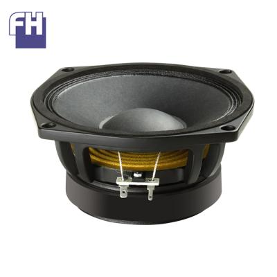 China Fiat Wire 6.5 Inch 80w Speaker Copper Clad Aluminum Woofer 8 Ohm 6.5