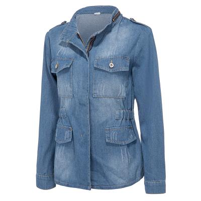 China 2021 Newest YZP Autunm Breathable Women's Ladies Jeans Jackets For Sale for sale