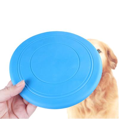 China Sustainable Pet Dog Flying Discs Toys Interactive Puppy Toys Soft Rubber Bite Resistant Chewing Toys for Small Large Dogs Accessories for sale