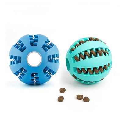 China Sustainable Fashion Pet Dog Toy Interactive Rubber Balls Pet Dog Cat Puppy Chew Toys Ball Teeth Chewing Toys Tooth Cleaning Balls Supplier for sale