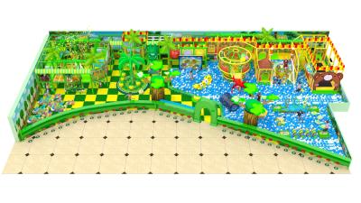 China Amusement Parks Kids Large Indoor Playground With Ball Pool 36.6 * 17.08 * 3.2 M for sale