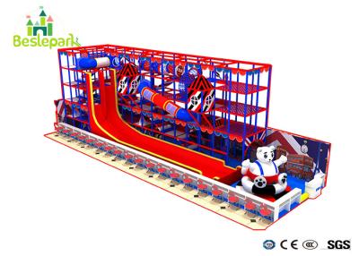 China O campo de jogos interno da associação da bola caçoa brinquedos com trampolim da corrediça/curso de obstáculo à venda