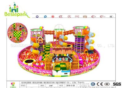 China Colorful Indoor Adventure Playground Anti - Static Custom Made Design for sale