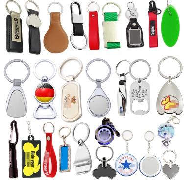 China Crystal Print Keyring Car Promote Key Chain Key Chain Logo Metal Leather LED Wooden Acrylic Promotional Cheap Promotional Custom Silicone Keyring for sale