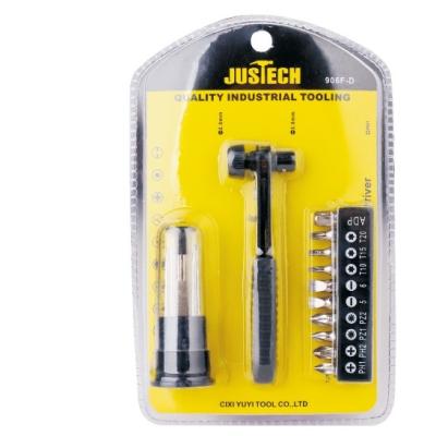 China Promotion Ratchet Screwdriver Set D17 for sale