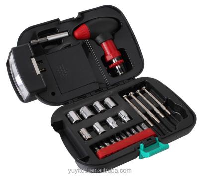 China Single 24pcs Tool Kit with 204A LED Flashlight for sale