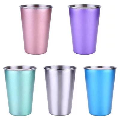 China Disposable Classic Style Wholesale Cheap 304 Stainless Steel Water Tumbler Insulated Cold Coffee Mug for sale