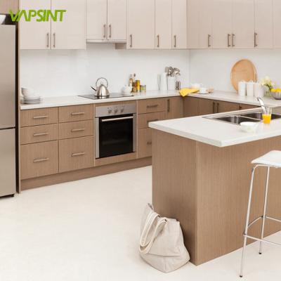 China Italy Export Factory Guangzhou Style Environment Friendly Melamine Modular Kitchen for sale