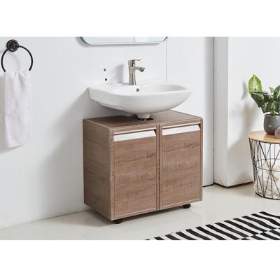 China Slim Grain Europe Style Bathroom Vanity Factory Customized Wood Environment Friendly for sale