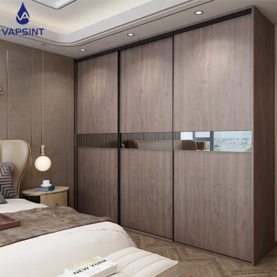 China Environmental Friendly Hot Sale Wall Sliding Modern Bedroom Furniture Wardrobe Closet for sale