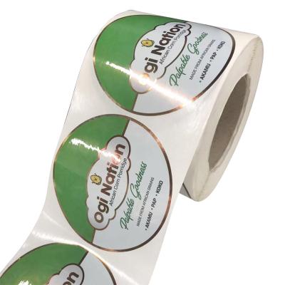 China Custom Printed Sticker Roll OEM Label Sticker Roll for sale