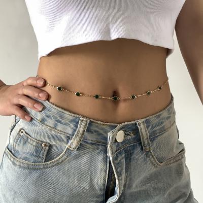 China Cool wind cute micro inlaid simple single layer chain diamond copper iron accessories plated Europe and America size for sale