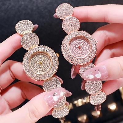 China Fashion \ European dress popular luxury women's watch supple and American fashion temperament full of brilliant creative girl's watch for sale