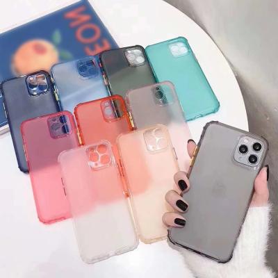 China Anti-fall TPU Dull Polish Cell Cover Mobile Phone Case For iPhone 12 11 pro Max Case for sale