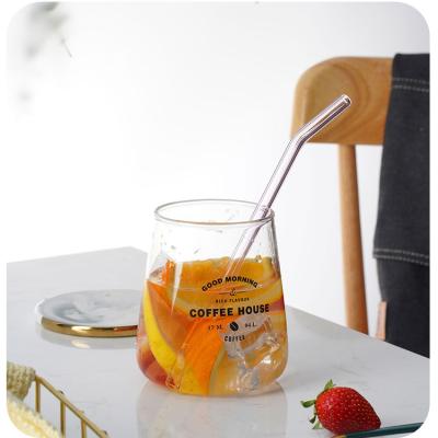 China Viable Colored Clear Drinking Glass Straw Set, Eco Reusable Custom Glass Straws Drinking Straws Case for sale