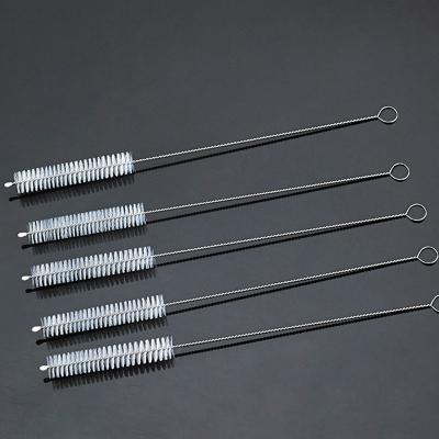 China Drinking Pipe Straw Brushes Brush Cleaner Stainless Steel Viable Durable Washing Cleaning Brush for sale