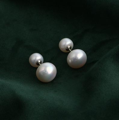 China TRENDY Earring Jewelry Button Beads 925 Sterling Silver Women Jewelry Wholesale for sale