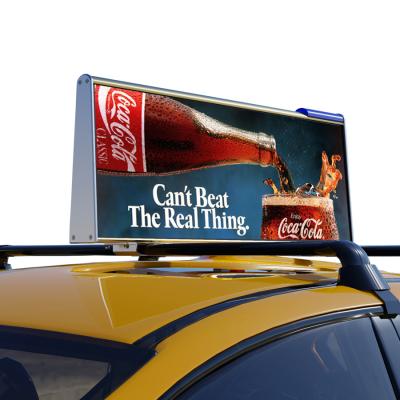 China P2.5 / P3.33 Outdoor Led Display Car Top Advertising Outdoor Taxi Top Led Display for sale