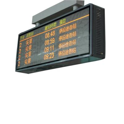 China Led display for aiport / train information bus station metro station arrival departure led display for sale