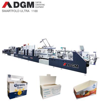 China ULTRA X 1100 Line Automatic High Speed ​​Corrugated Box Folder Gluer Food DGM SMARTFOLD Machine For Cartons for sale