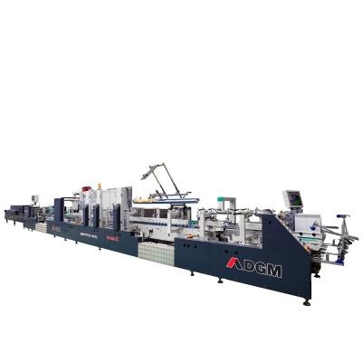 China Automatic Food DGM High Speed ​​Corrugated Machine Line Box Folder Gluer Machine For Cartons Box for sale