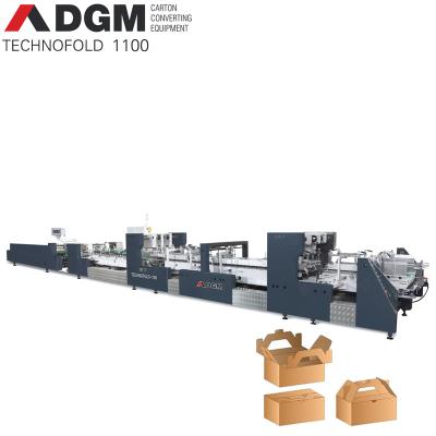 China TECHNOFOLD 1100 Full Automatic Factory High-Speed ​​Automatic Folder Gluer with Bump and Turn Device for sale