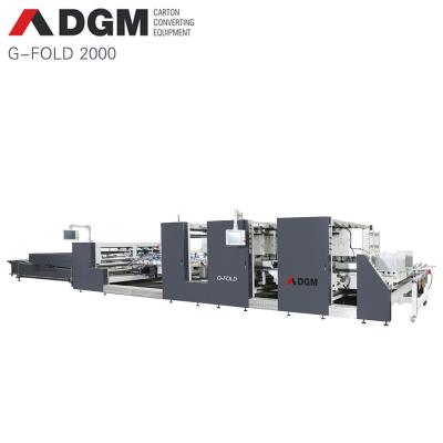 China Factory G-FOLD 2000 Professional Folder Gluer Automatic Two Pieces for sale