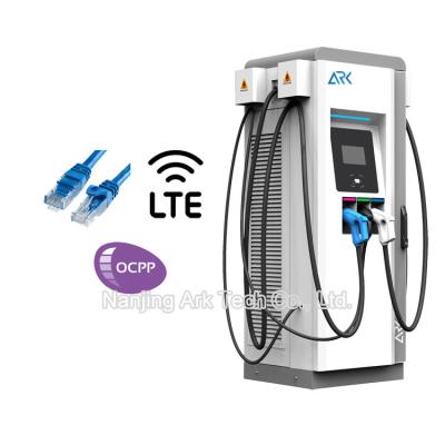 China Schnelle Ladestation der Arche 60KW CCS CHAdeMO EV mit Art Wechselstrom-22kW - 2 Ausgang OCPP RFID und CER zu verkaufen