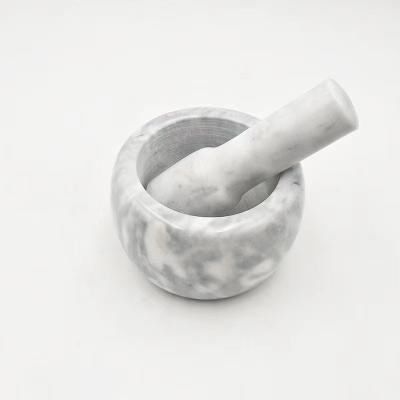 China China Marble Manufacturer Supply New Design Custom Mortar and Pestle Set for Sale for sale