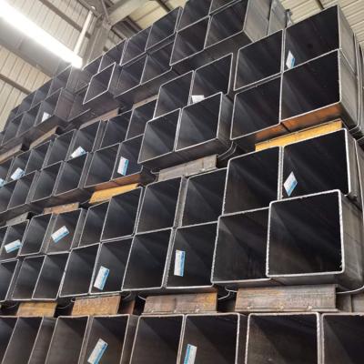 China Structure Pipe Inventory Standard Features Large Cold Bend Black Welded Square Steel Pipe for sale