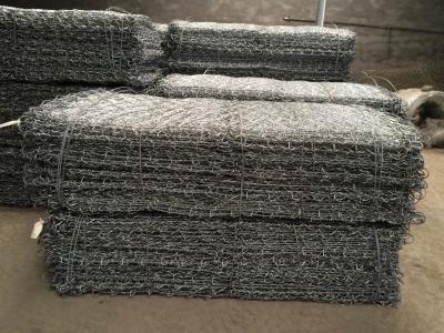 China 1x0.5x3m Green Galvanzied Wire Gabion Mattress Box PE & Zinc Coating Anti - aging for sale