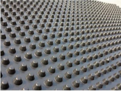 China High Density Dimpled Drainage Board Membrane For Basement Walls 0.8mm - 2mm Thickness for sale