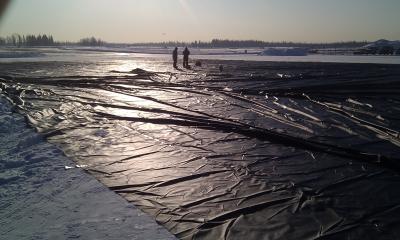 China Geomembrane-Polyäthylen-Teich-Zwischenlage, niedrige Verlängerungs-große Teich-Zwischenlagen zu verkaufen