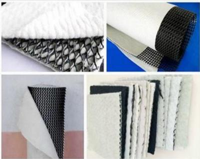 China Tri Dimension Geocomposite Compound Drainage Net For Landfill Strong Tensile Strength for sale