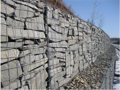 China Antis-ErosionStützmauer galvanisierte Gabions-Kasten-hochfeste Stärke zu verkaufen