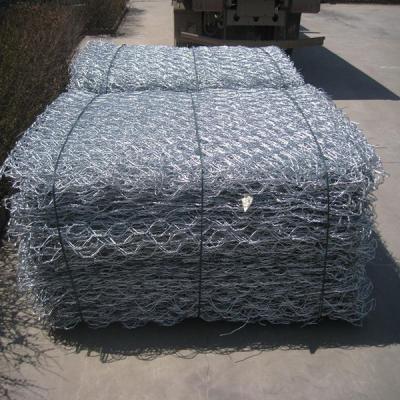 China Hot Dipped Galvanized Gabion Wire Mesh Rock Retaining Wall Environmental Friendly for sale