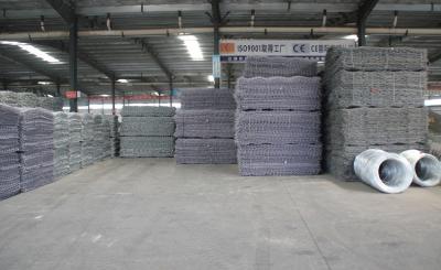 China High Tensile Strength Galvanized Gabion Box , Stone Filled Gabions Wire Mesh Panels for sale