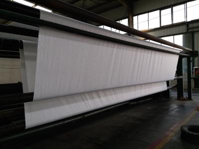 China Tela no tejida laminada en caliente del geotextil de la fibra de grapa, anchura los 8m en venta